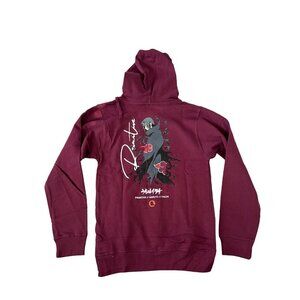 Primitive Skateboards Mens XS Naruto Shippuden‎ Anime Hoodie Red Pullover NWT